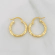 Candongas Val 1.3 g / 1.8 cm Oro Amarillo 18K