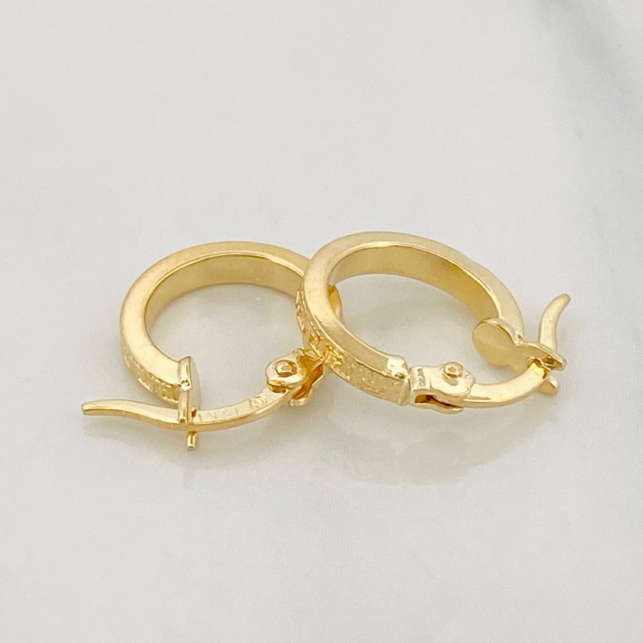 Candongas Tribal 1 g / 1.3 cm Oro Amarillo 18K