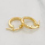 Candongas Tribal 1 g / 1.3 cm Oro Amarillo 18K