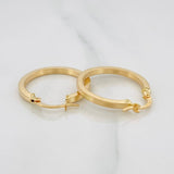 Candongas Fabi 1.7 g / 2.5 cm Oro Amarillo 18K
