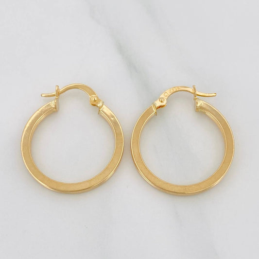 Candongas Fabi 1.7 g / 2.5 cm Oro Amarillo 18K