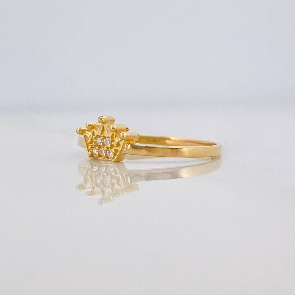 Anillo Corona 1.15 g / T6 Oro Amarillo 18K