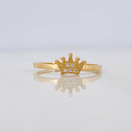 Anillo Corona 1.15 g / T6 Oro Amarillo 18K