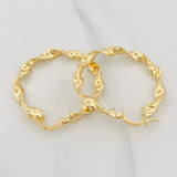 Candongas Demi 3 g / 3.5 cm Oro Amarillo 18K
