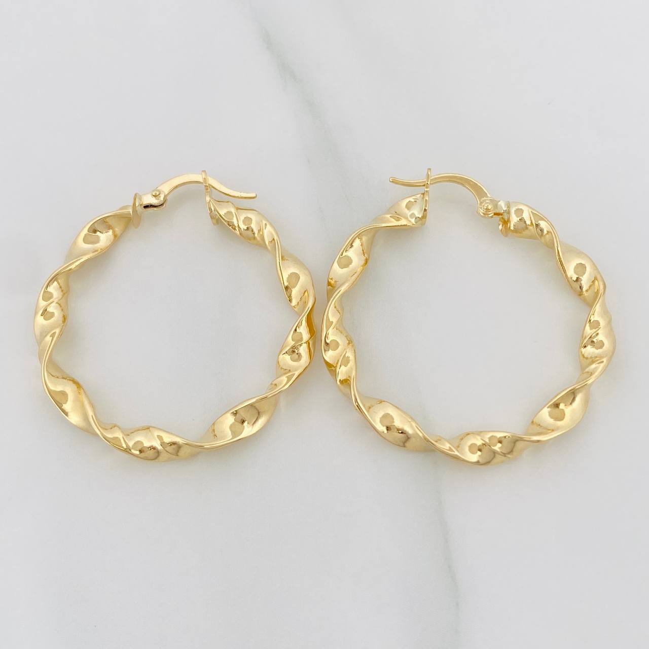 Candongas Demi 3 g / 3.5 cm Oro Amarillo 18K