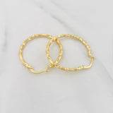 Candongas Ale 2.05 g / 3.3 cm Oro Amarillo 18K