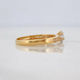 Anillo Solitario Churumbela 2 g / T6 1/2 Oro Amarillo 18K
