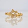 Anillo Estrella 1.45 g / T6 1/2 Oro Amarillo 18K