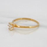 Anillo Solitario 1.45 g / T7 1/4 Oro Amarillo 18K