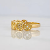 Anillo Figuras 2.25 g / T5 1/4 Oro Amarillo 18K