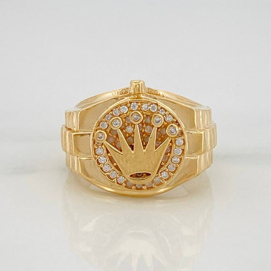 Anillo Corona 7.5 g / T7 Oro Amarillo 18K