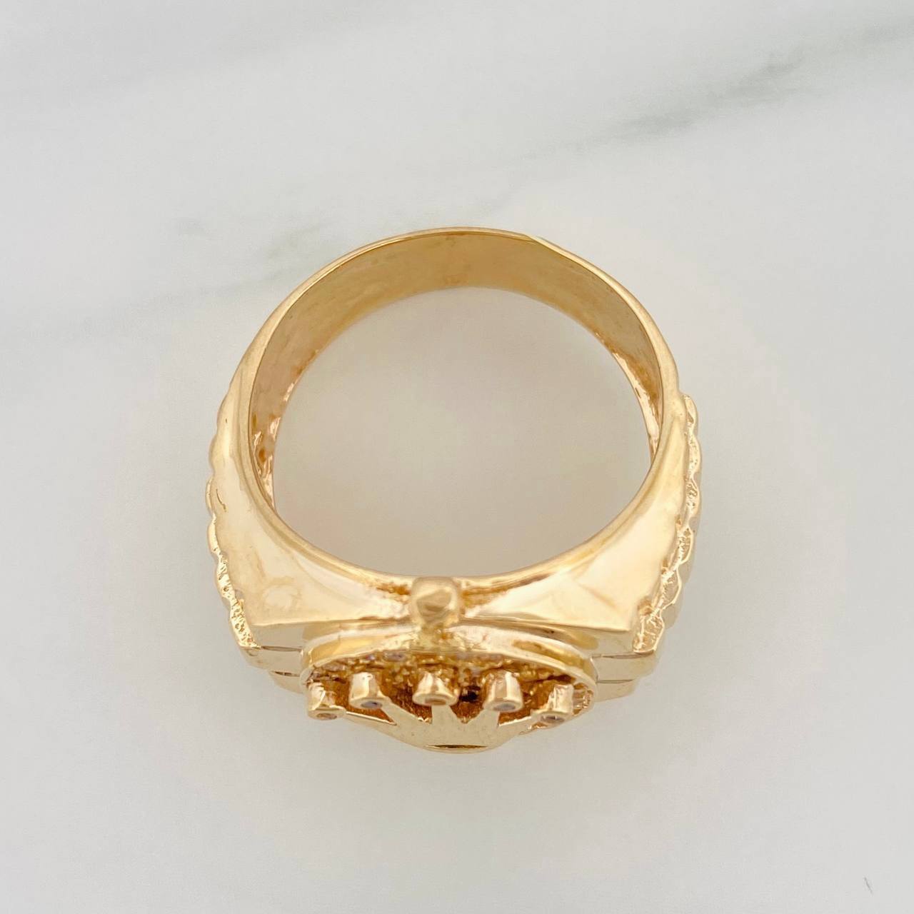 Anillo Corona 7.5 g / T7 Oro Amarillo 18K