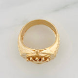 Anillo Corona 7.45 g / T7 1/4 Oro Amarillo 18K