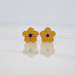 Topos Flor 0.65 g / 7.4 mm Oro Rosa 18K