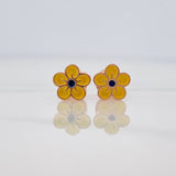 Topos Flor 0.65 g / 7.4 mm Oro Rosa 18K