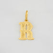 Dije Letra R 0.95g / 2.2cm Oro Amarillo 18K