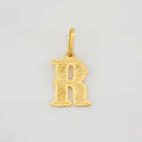 Dije Letra R 0.95g / 2.2cm Oro Amarillo 18K