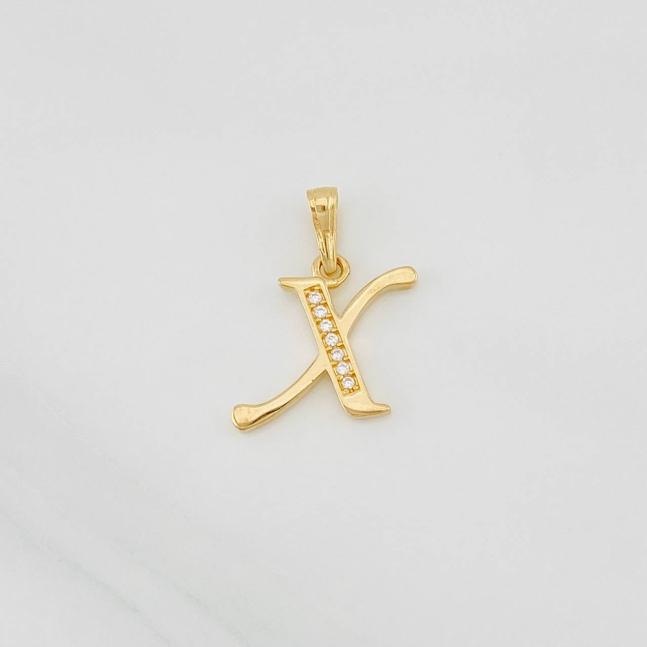 Dije Letra X 1g / 1.8cm Oro Amarillo 18K