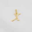 Dije Letra X 1g / 1.8cm Oro Amarillo 18K