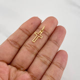 Dije Cruz 0.7g / 2cm Oro Amarillo 18K