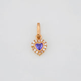 Dije Halo Corazón 0.5g / 1.4cm Oro Rosa 18K