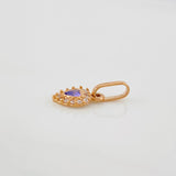 Dije Halo Corazón 0.5g / 1.4cm Oro Rosa 18K