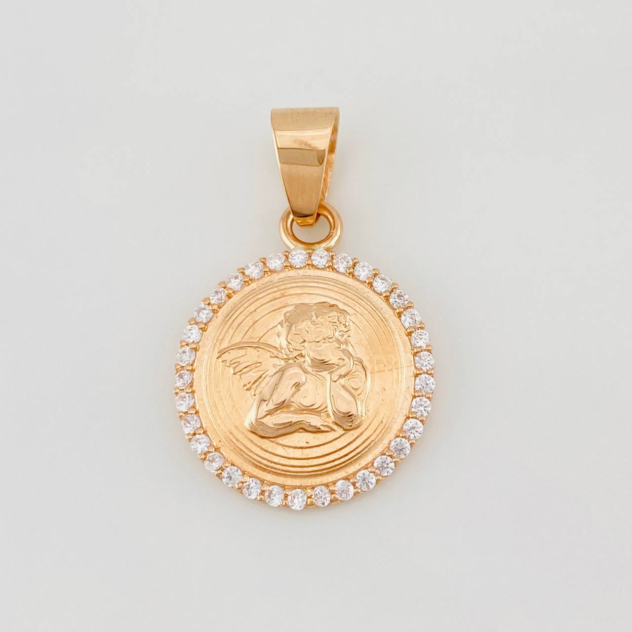 Dije Angel 3.65g / 2.5cm Oro Rosa 18K