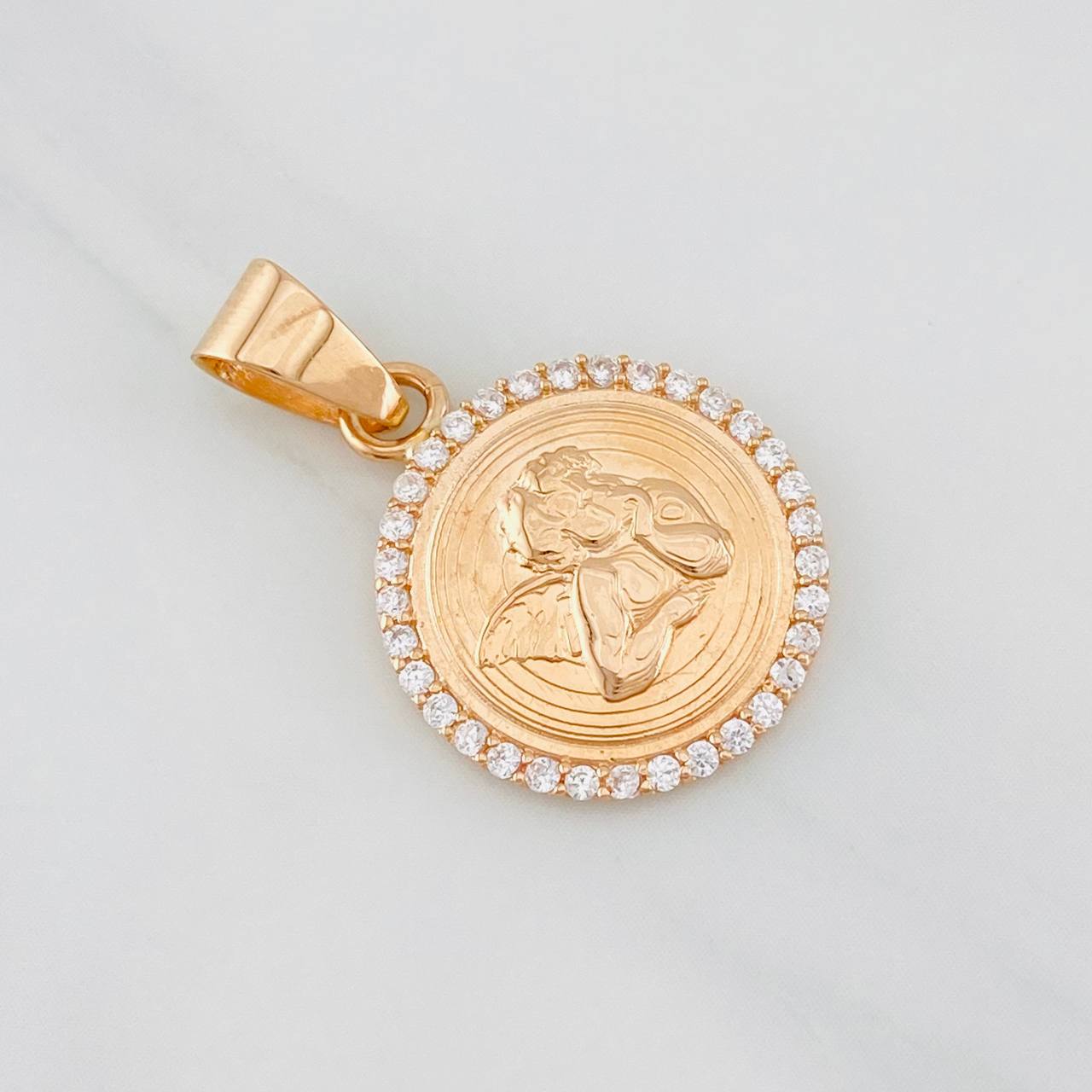 Dije Angel 3.65g / 2.5cm Oro Rosa 18K