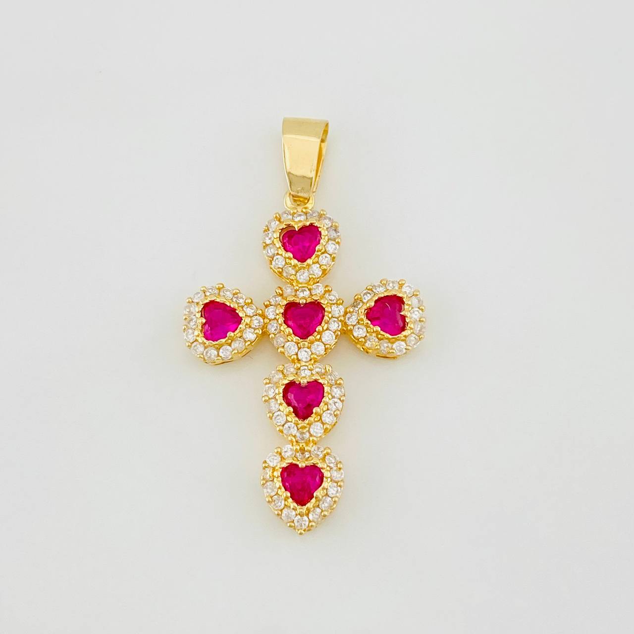 Dije Cruz Tupida 3.6g / 3.4cm Oro Amarillo 18K