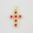 Dije Cruz Tupida 3.6g / 3.4cm Oro Amarillo 18K