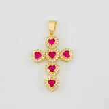 Dije Cruz Tupida 3.6g / 3.4cm Oro Amarillo 18K