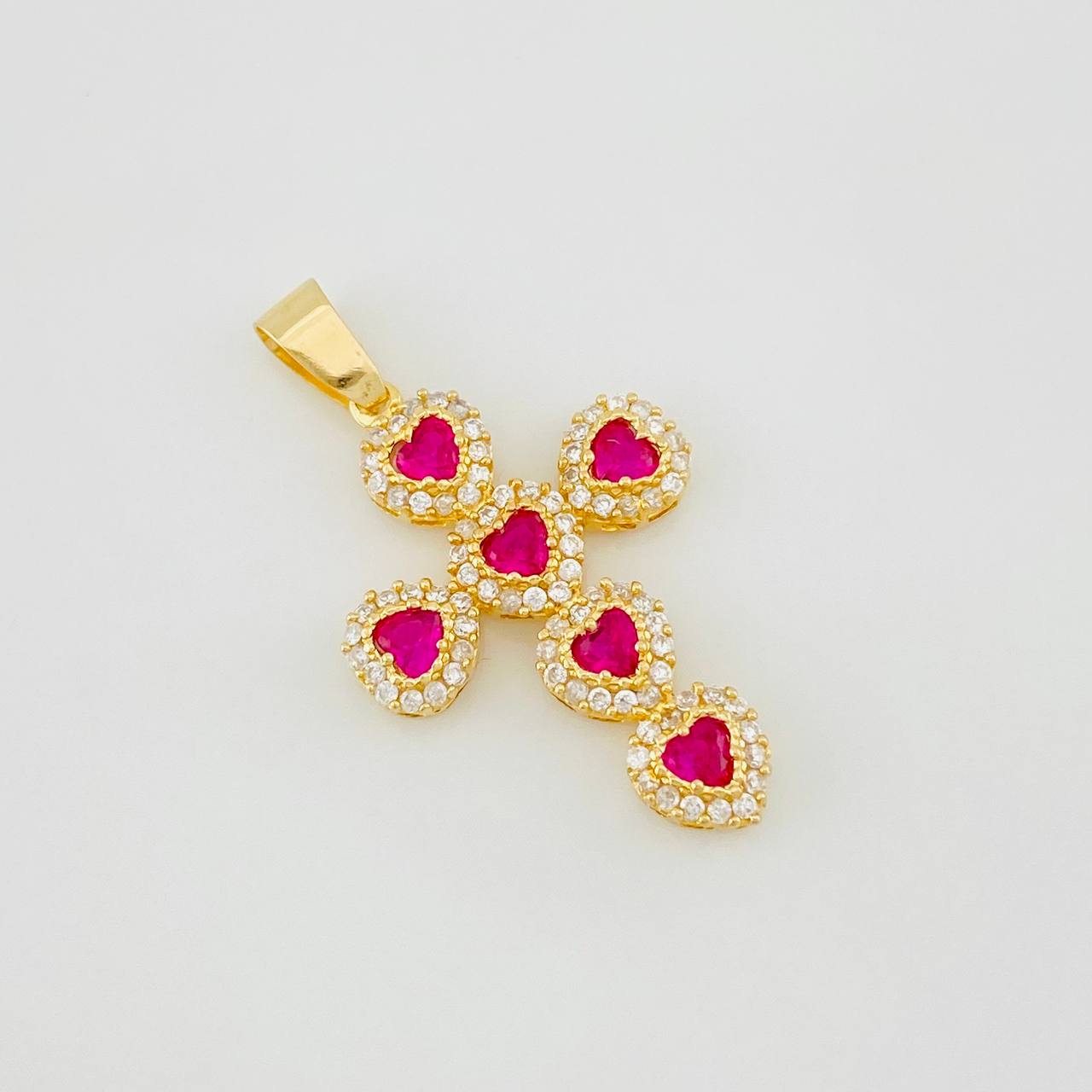 Dije Cruz Tupida 3.6g / 3.4cm Oro Amarillo 18K