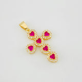 Dije Cruz Tupida 3.6g / 3.4cm Oro Amarillo 18K