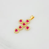 Dije Cruz Tupida 3.6g / 3.4cm Oro Amarillo 18K