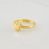 Anillo Raton Diamantado 1g / T5 1/4 Oro Amarillo 18K