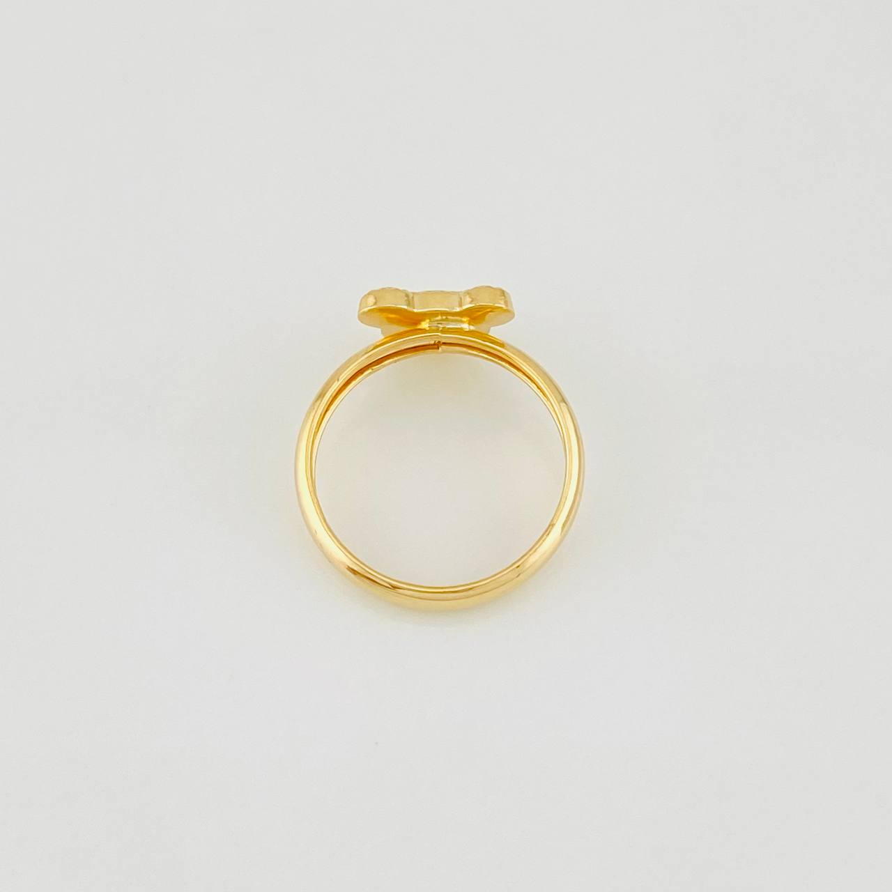 Anillo Raton Diamantado 1g / T5 1/4 Oro Amarillo 18K