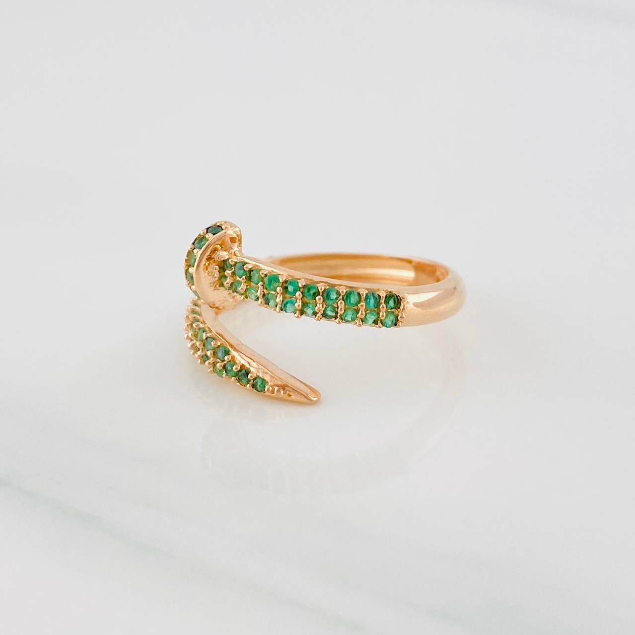Anillo Clavo 2.2g / T6 1/4 Oro Rosa 18K
