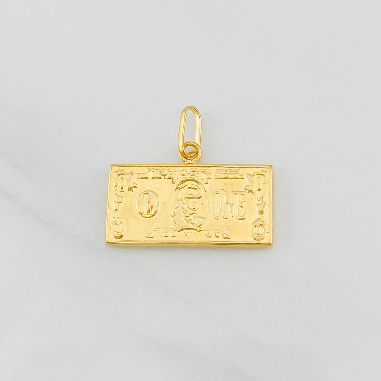 Dije One Dolar 0.95g / 1.9cm Oro Amarillo 18K