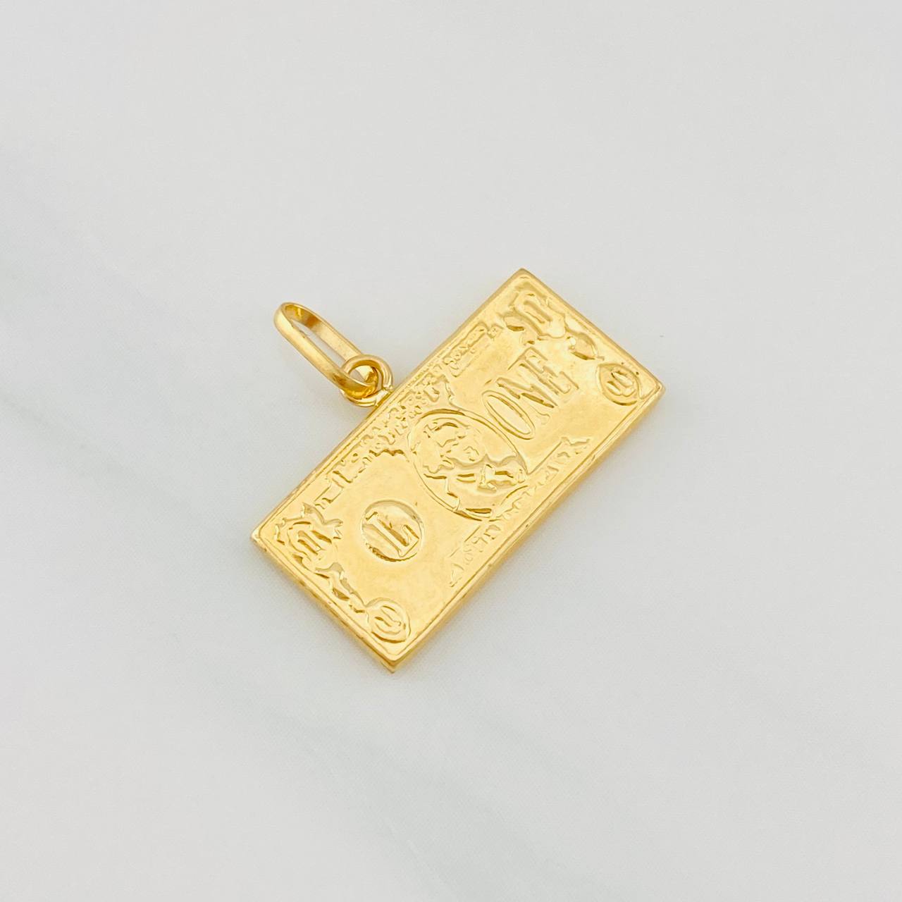 Dije One Dolar 0.95g / 1.9cm Oro Amarillo 18K