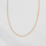 Cadena Aro Seguido 1.3g / 50cm / 0.85mm Oro Rosa 18K