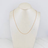 Cadena Aro Seguido 1.3g / 50cm / 0.85mm Oro Rosa 18K
