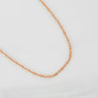 Cadena Morse 3.7g / 40cm / 1.47mm Oro Rosa 18K