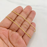 Cadena China 2.95g / 45cm / 1.65mm Oro Amarillo 18K