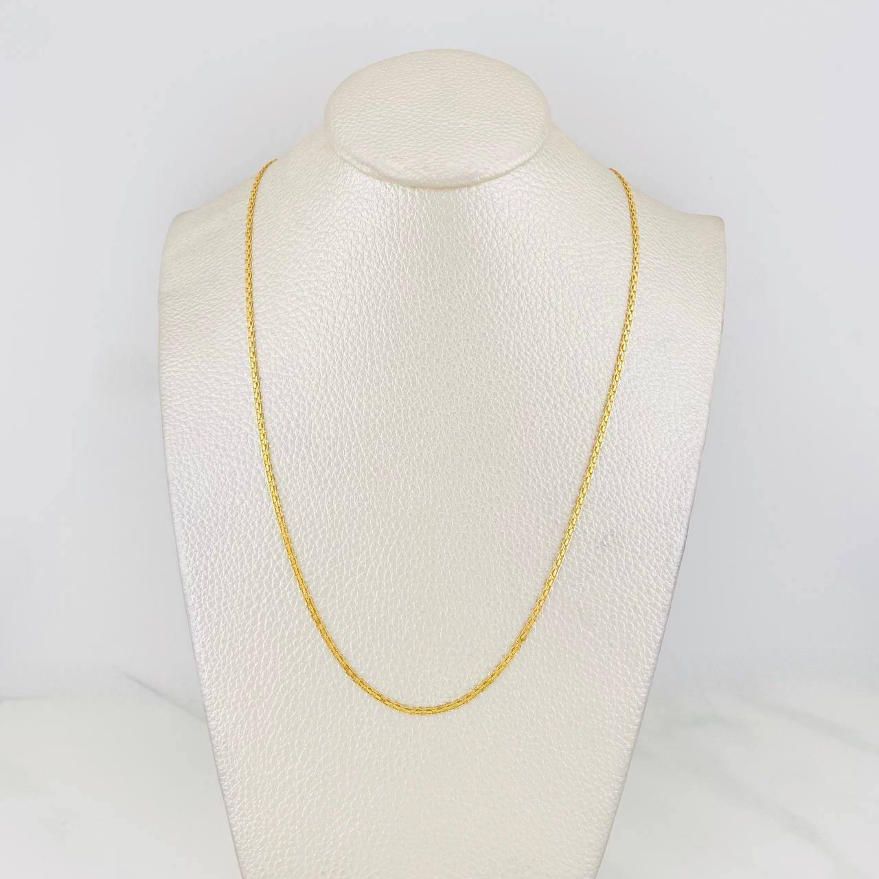 Cadena China 3g / 45cm / 1.66mm Oro Amarillo 18K