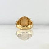 Anillo Sagrado Corazón Cruz 9.25gr / T9 1/4 / Circones Blancos Dos Oros Amarillo Blanco *