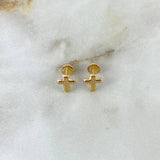 Topos Cruz Gruesa 0.65gr / Oro Amarillo