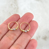 Candongas Aro 1.3gr / 1.7cm / Oro 18K