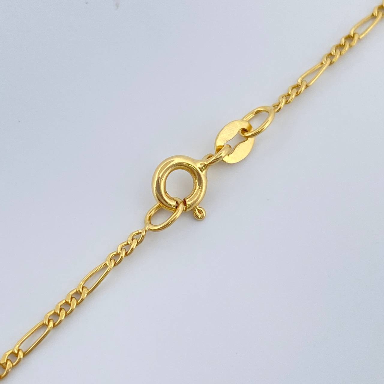 Cadena Figaro 1.45gr / 50cm / 1.43mm Oro Amarillo +1 18K %