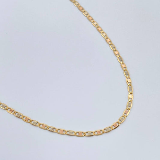Cadena Escalera 1.45gr / 45.5cm / 1.3mm Tres Oros +3 18K %