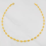 Tobillera GC 2.35g / 25.05cm / 3.43mm Oro Amarillo 18K